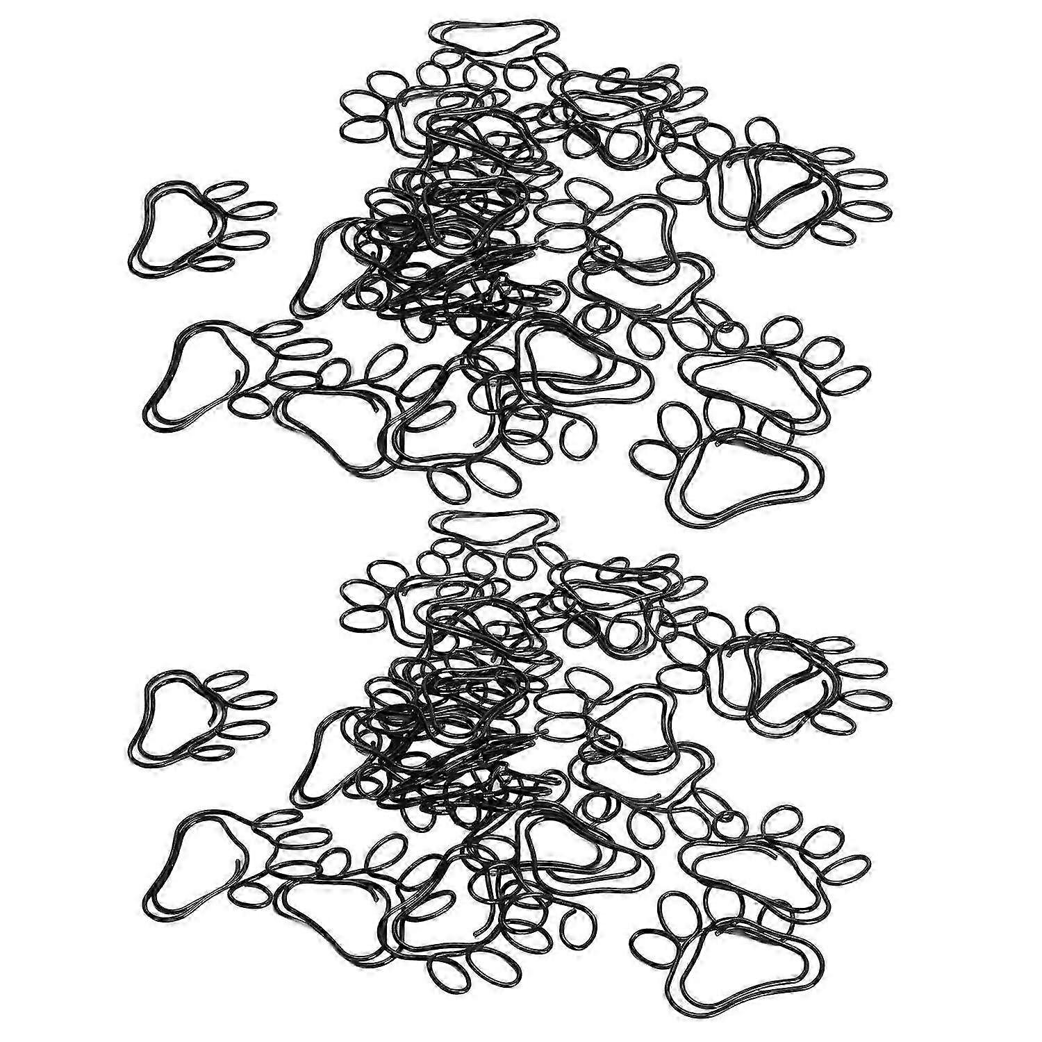 50 Pcs Cute Claw Paperclips Cute Shaped File Note Page Marker Clips Bookmark for File Classification