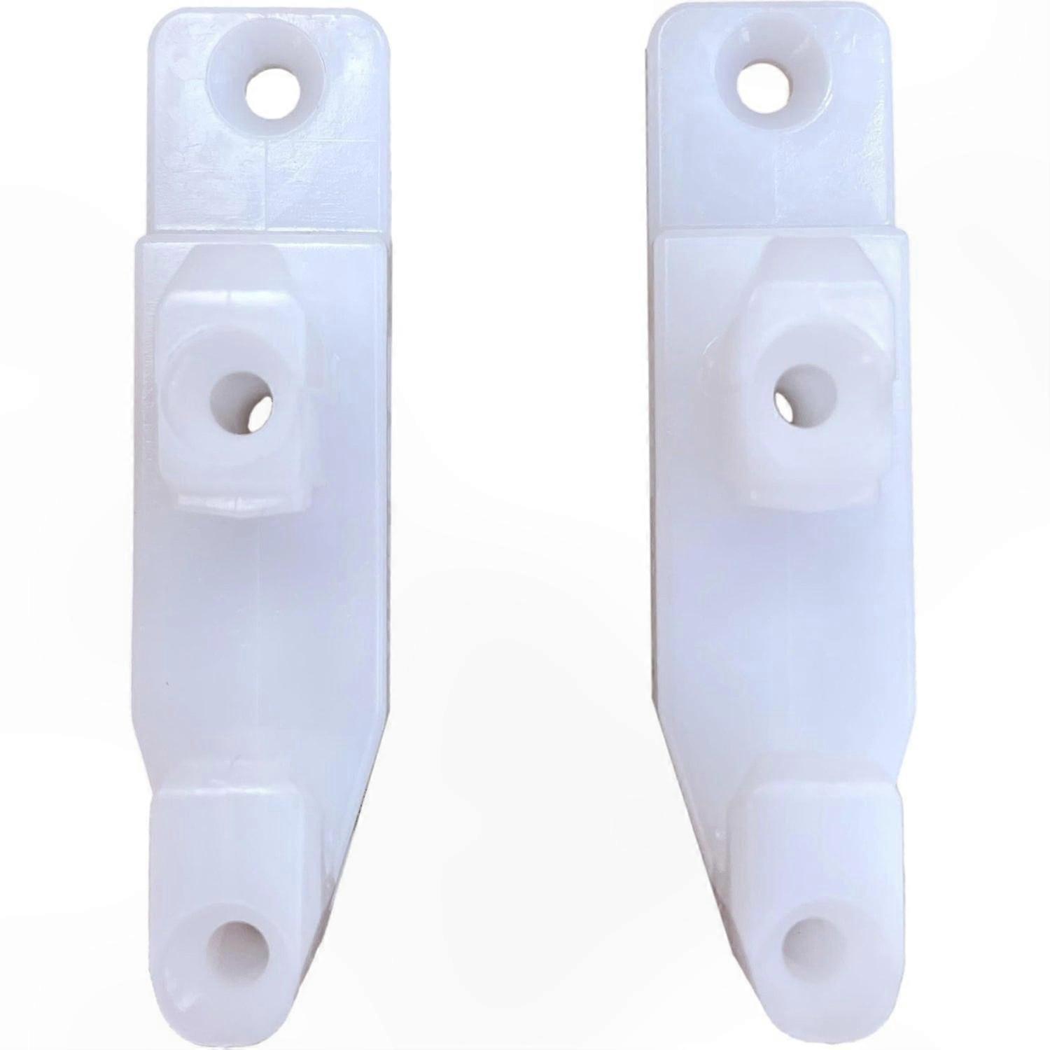 Cabinet Hardware Drawer Front Connector Bracket Pair - Screw-On Design for Easy Installation