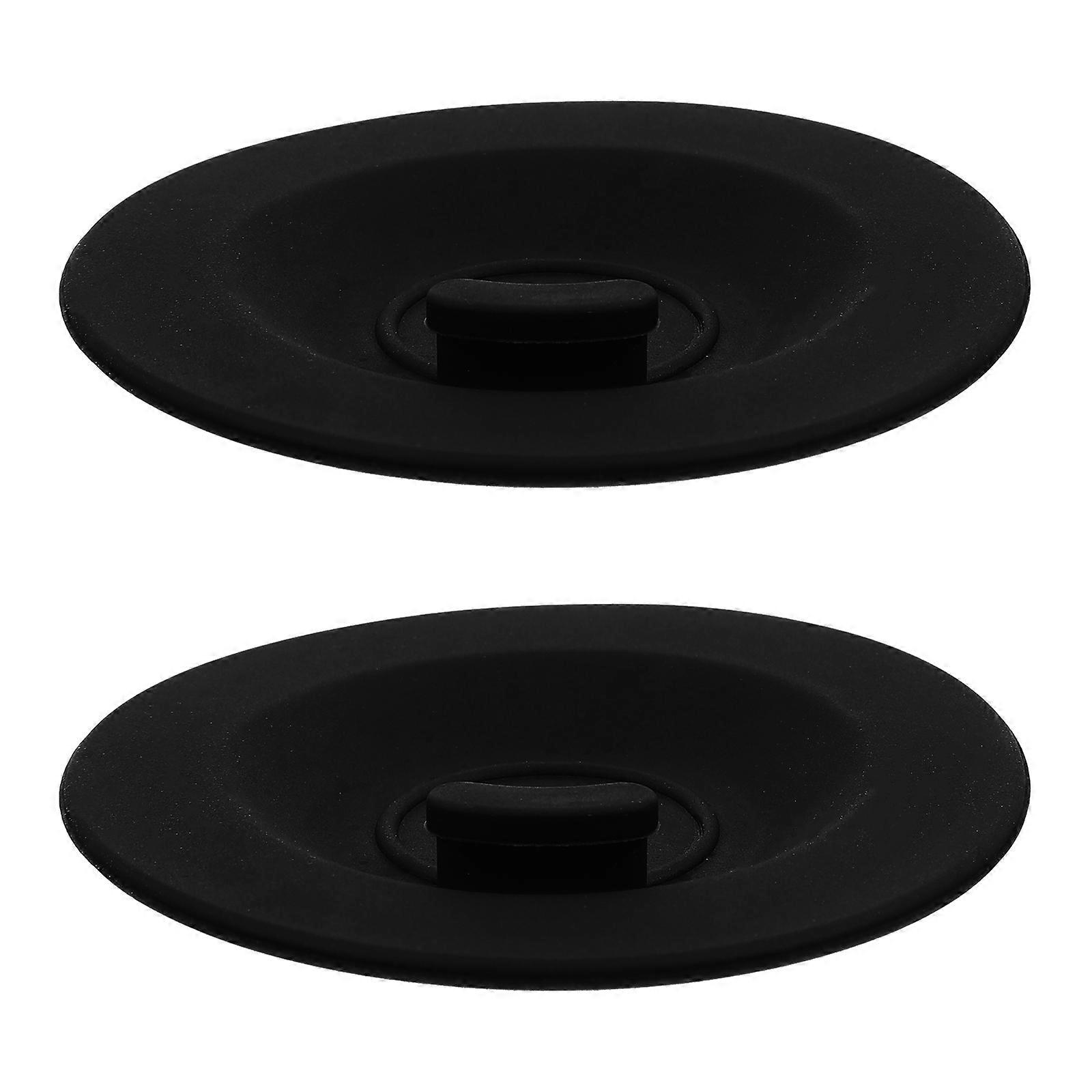 Espresso Machine Cleaning Accessory Oil Elimination Semi-Automatic Backflush Mechanism 5.80X5.80X0.80CM Black 2Pcs