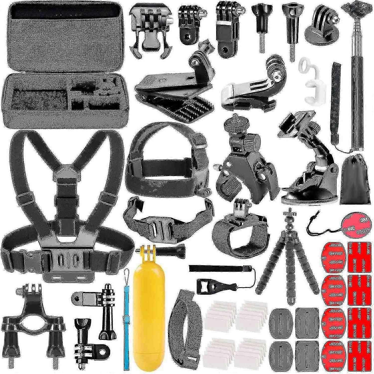 58 In 1 Action Camera Accessories