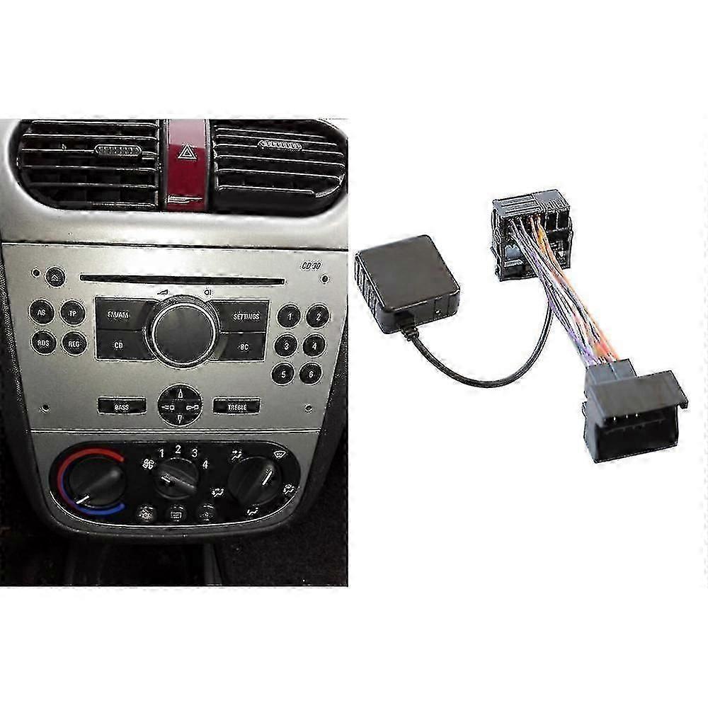 Auto Audio Bluetooth 5.0 Empfänger Aux Adapter für Opel CD30 CDC40 / CD70 / DVD90 Funkmodul Bluetooth