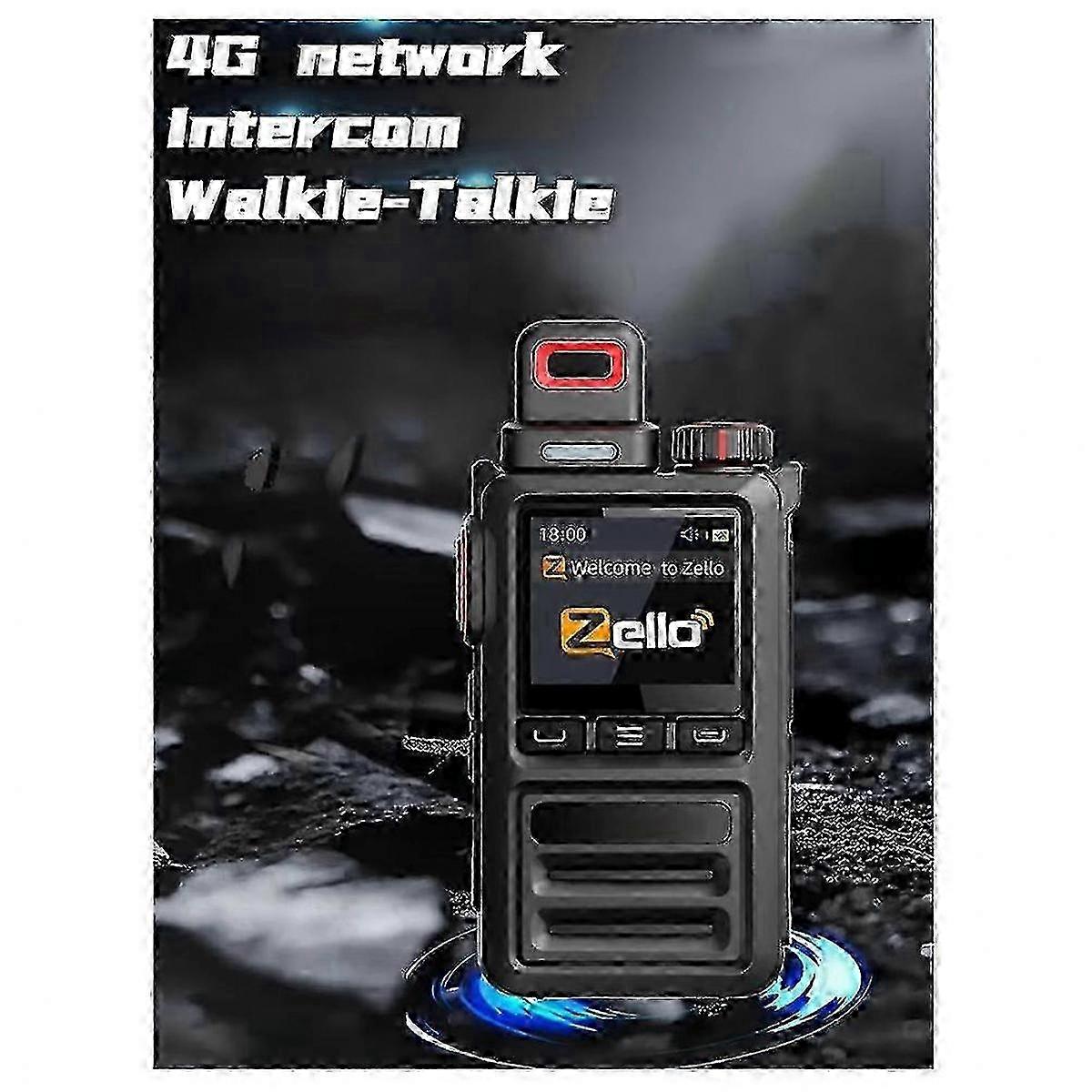 Compatible with New Zello Walkie Talkie 4G Full Network Bluetooth Outdoor Global WIFI Waterproof Walkie Talkie for Android LTE 2G 3G 4G