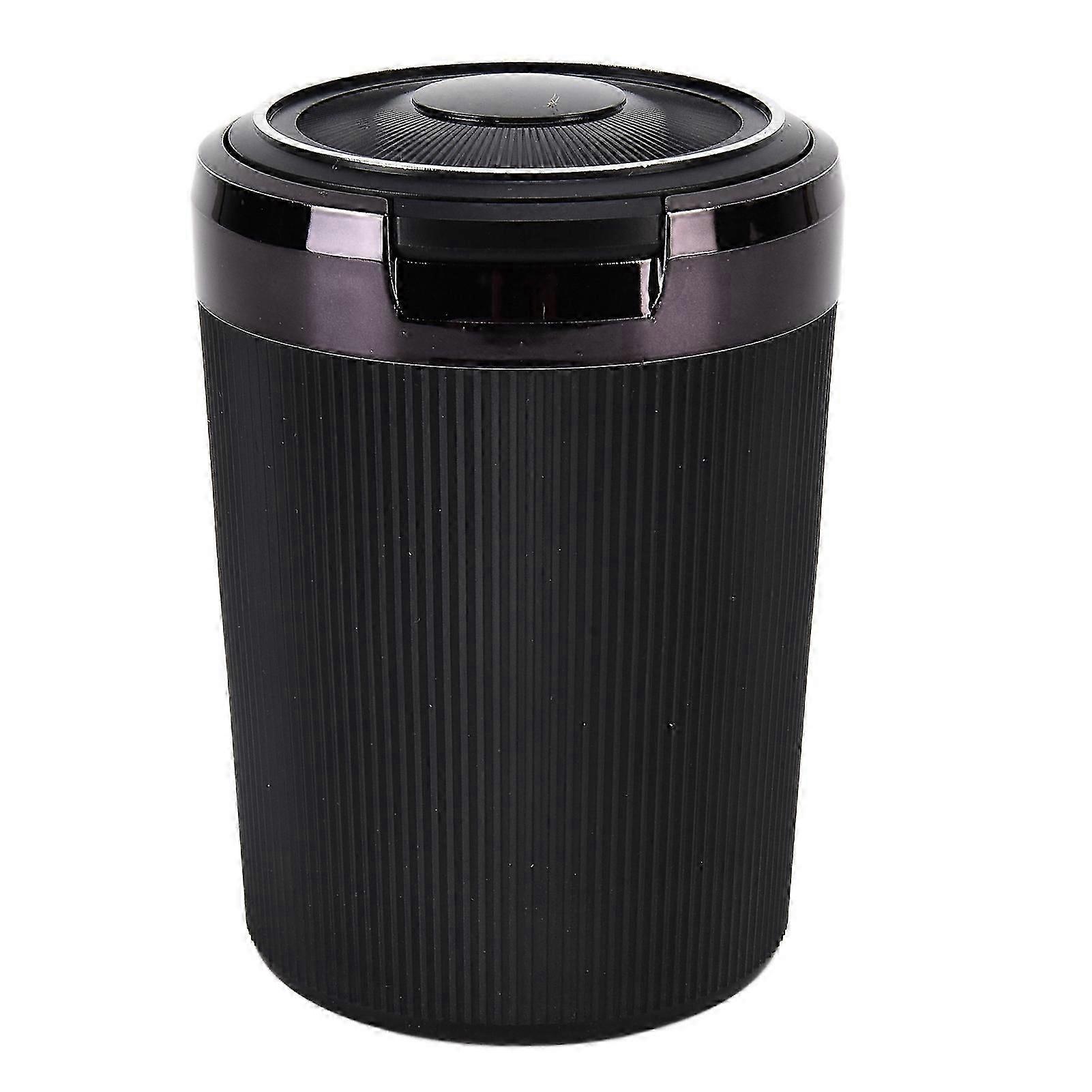 LED Car Ashtray with Lid 3W Portable Automobile Ashtray Car Cigarette Ashtray for Home Office