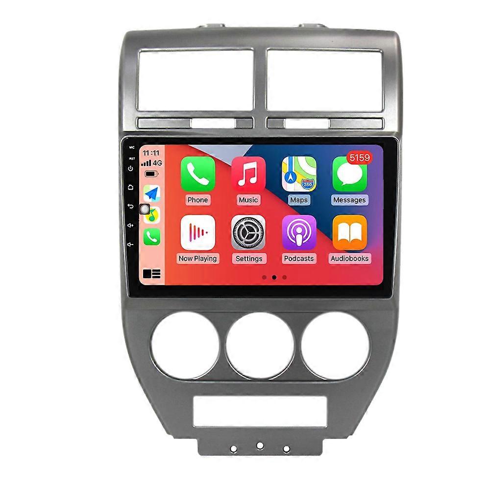 Car Multimedia Player For Jeep Compass 1 MK 2006 - 2010 CarPlay Android Auto Stereo Radio GPS Navigation Autoradio Bluetooth 2Din Video