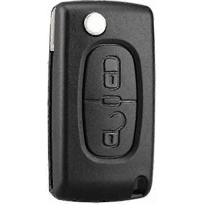 2-Button Flip Key Shell Ce0523 for Peugeot 207 307 308 407 408 3008 5008 Citroen C2 C3 C4 C5 C6 C8
