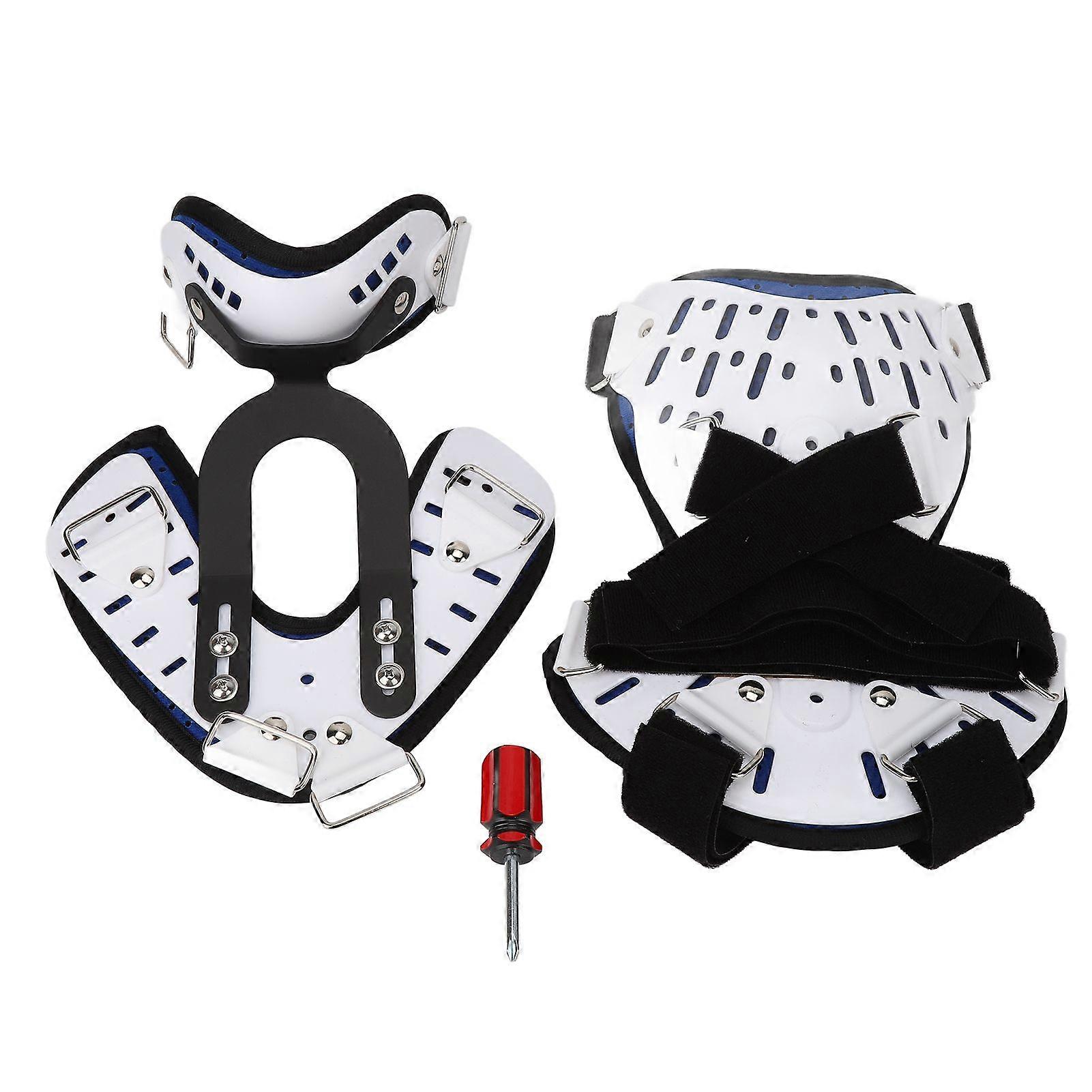 Cervical Neck Traction Device Soft Breathable Adjustable Easy Cleaning Cervical Fixation Device for Rehabilitation