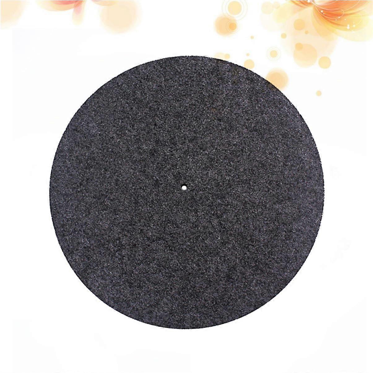 Turntable Platter Mat Static Wool Mat For Vinyl Players VibrationReducing Design Compatible With Turntables