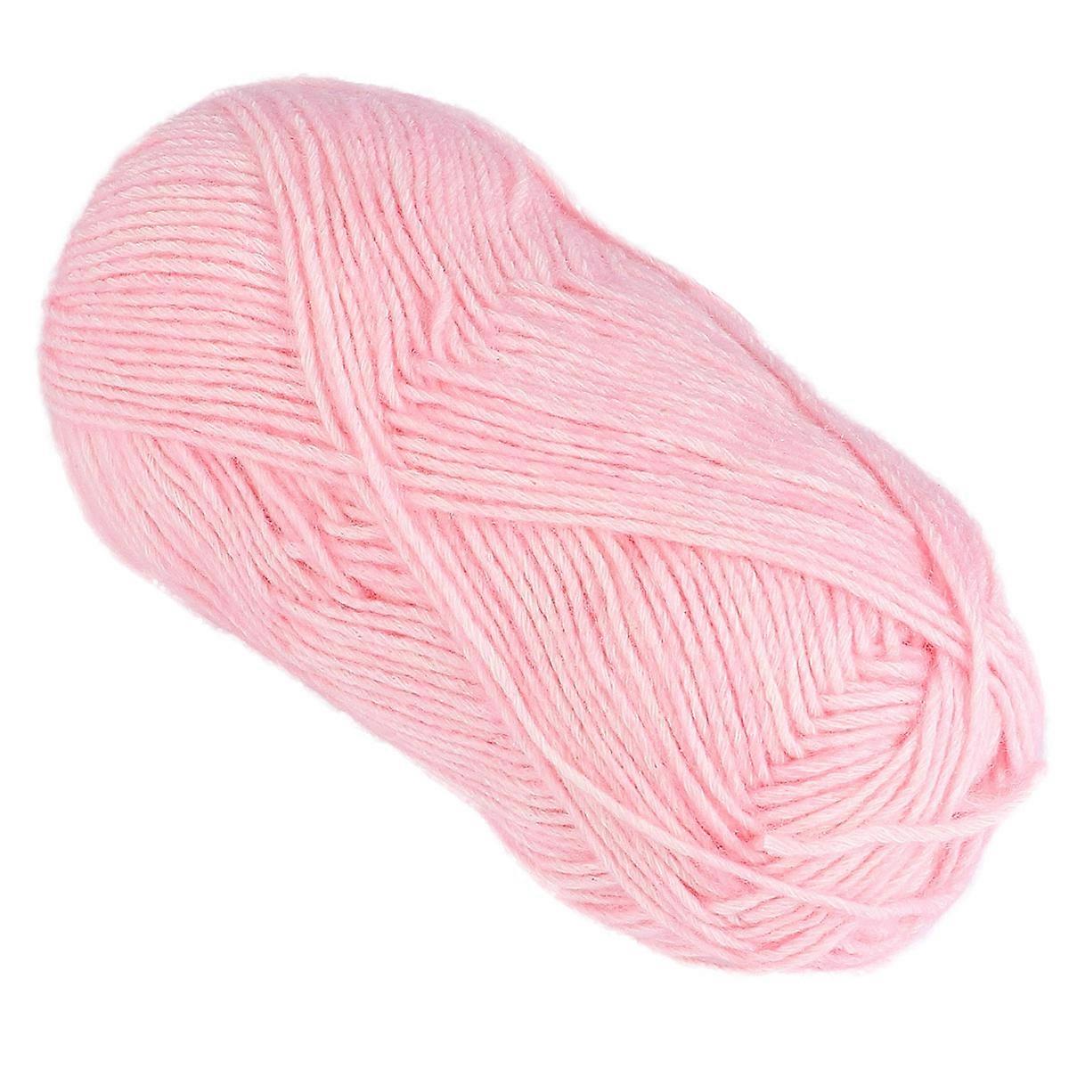 Cotton Rope Thread for Braiding Crafts 2Pcs Pink Handmade Sweater Scarf DIY