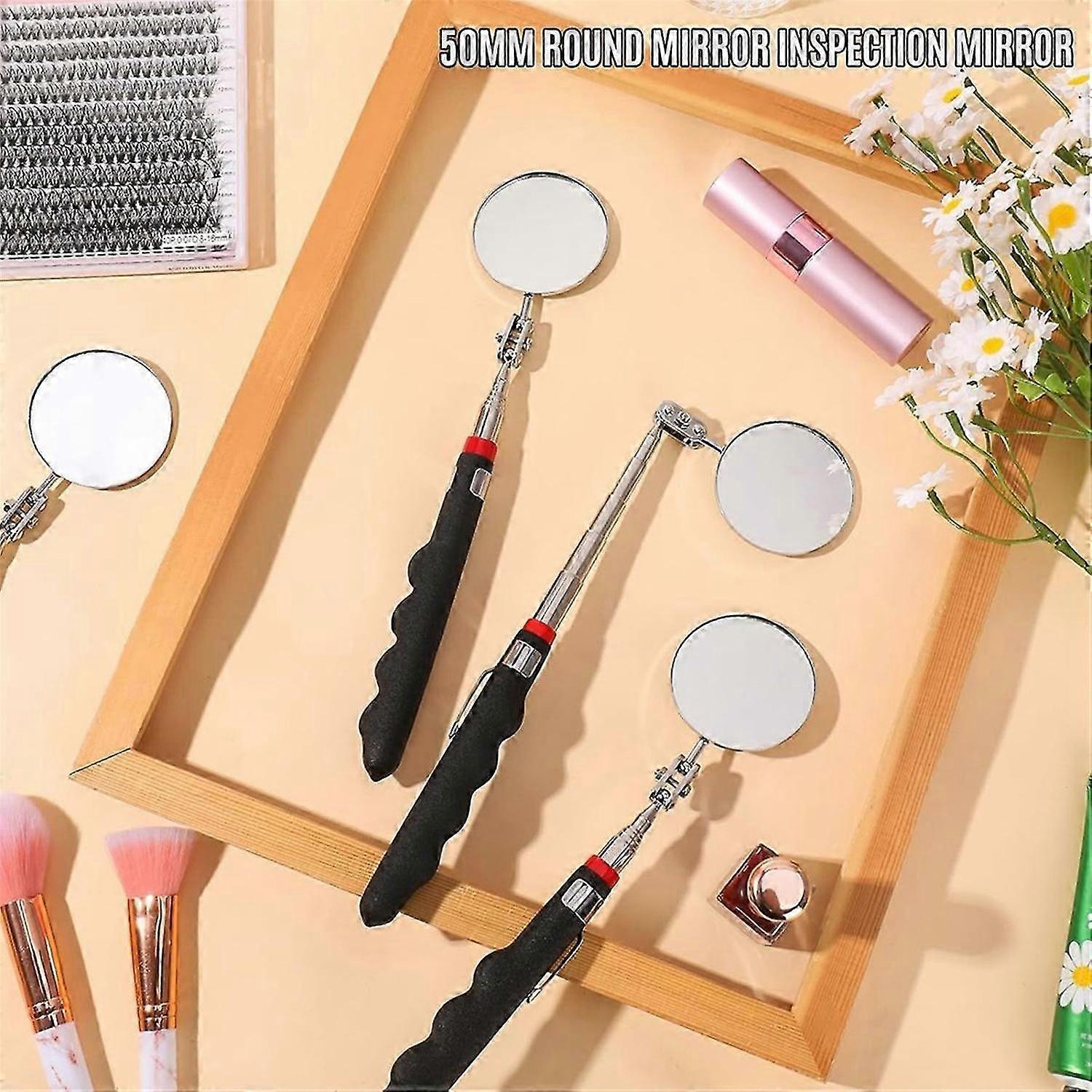 Telescopic inspectionmirror,30 Inch mechanicalmirror tool,Repair tool