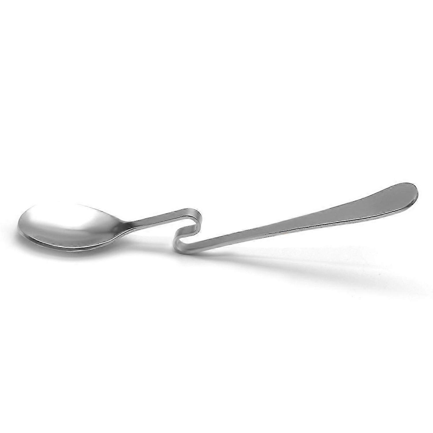 Cute Curved Spoon Teaspoon Dessert Stainless Steel Drink Tableware