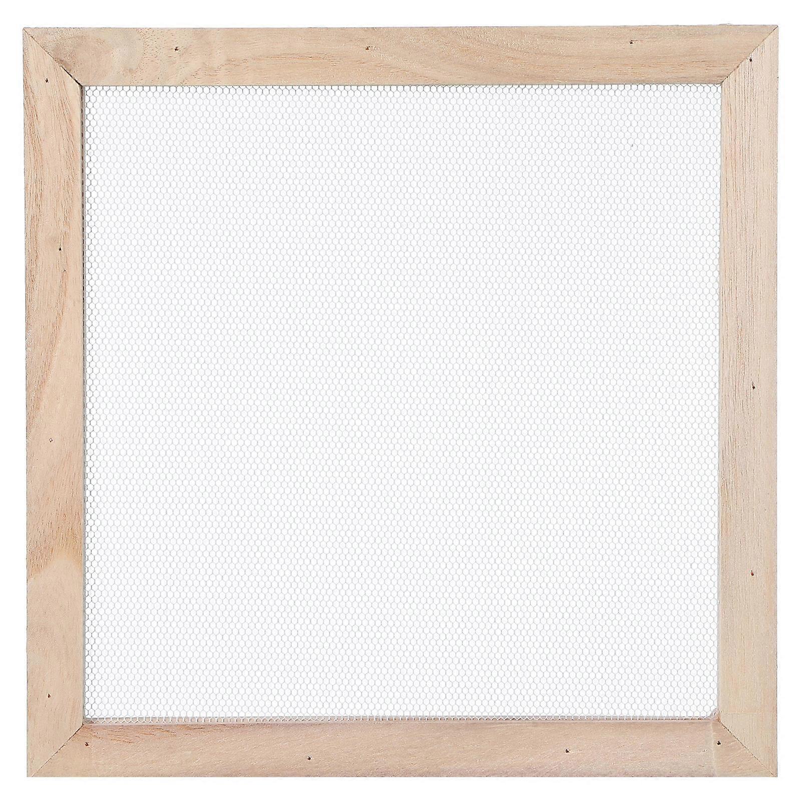 Handmade Paper Making Screen Natural Wooden Paper Making Frame for DIY Crafts