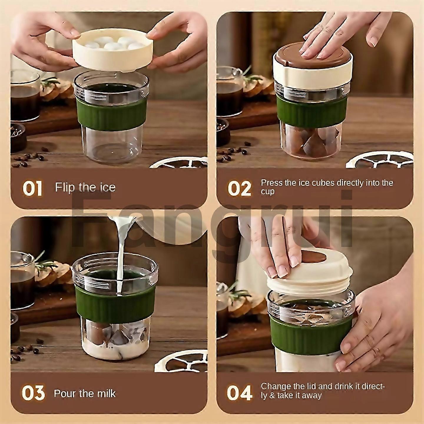 For 500ml Ice Maker Cup With Pressing Type Ice Traysilicone Cold