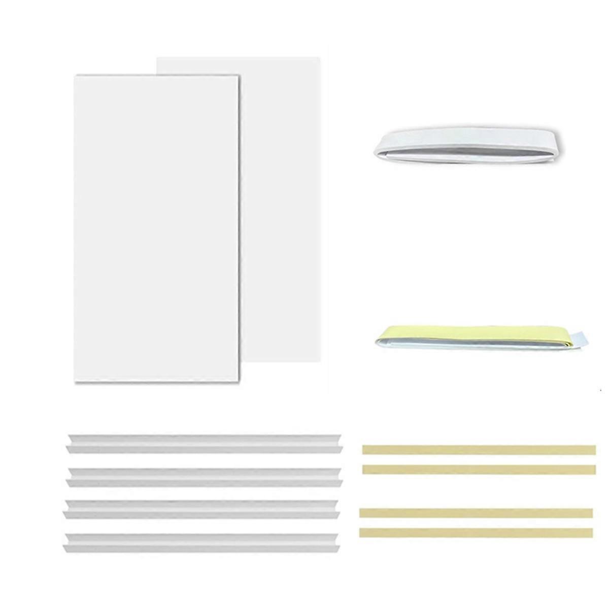 Window Air Conditioner,Side Insulated Foam Panel, Summer/Winter Heat and Draft Insulating,Full Surround Insulation