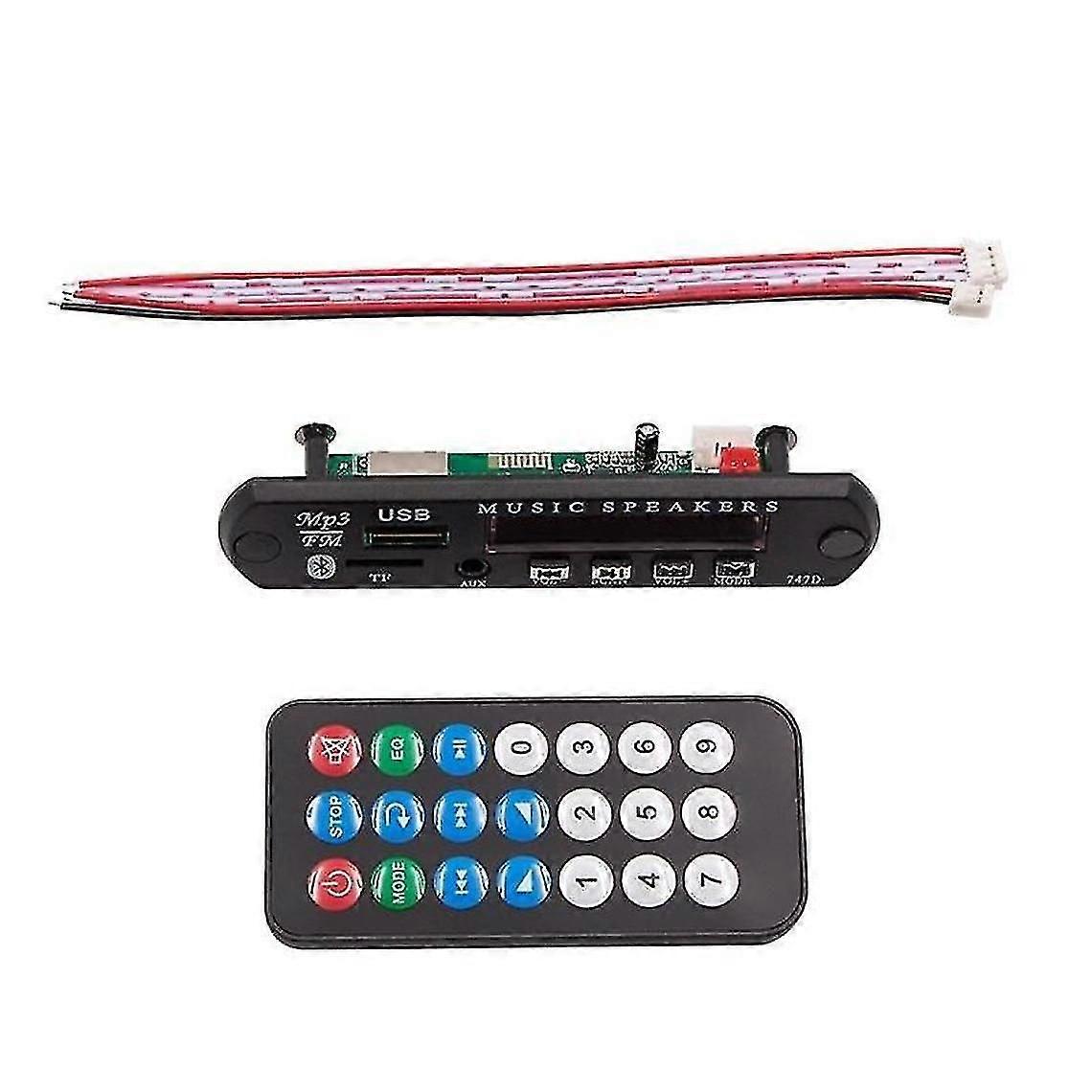 Micro Usb- Mp3 Fm Radio, Audio Module With Bluetooth Speaker, Decoder Board