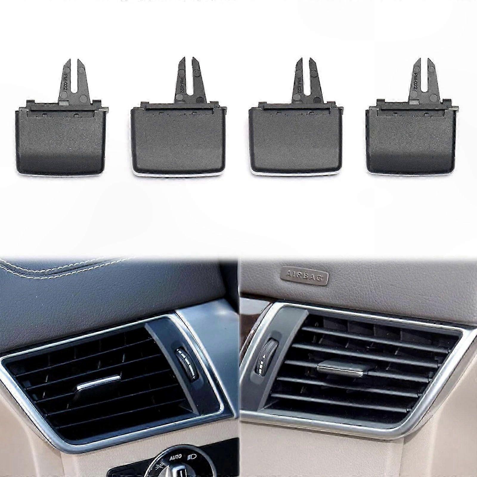4-Pack Air Vent Outlet Tab Clip Kit for X166 W166 ML GL GLE A1668300254 Models