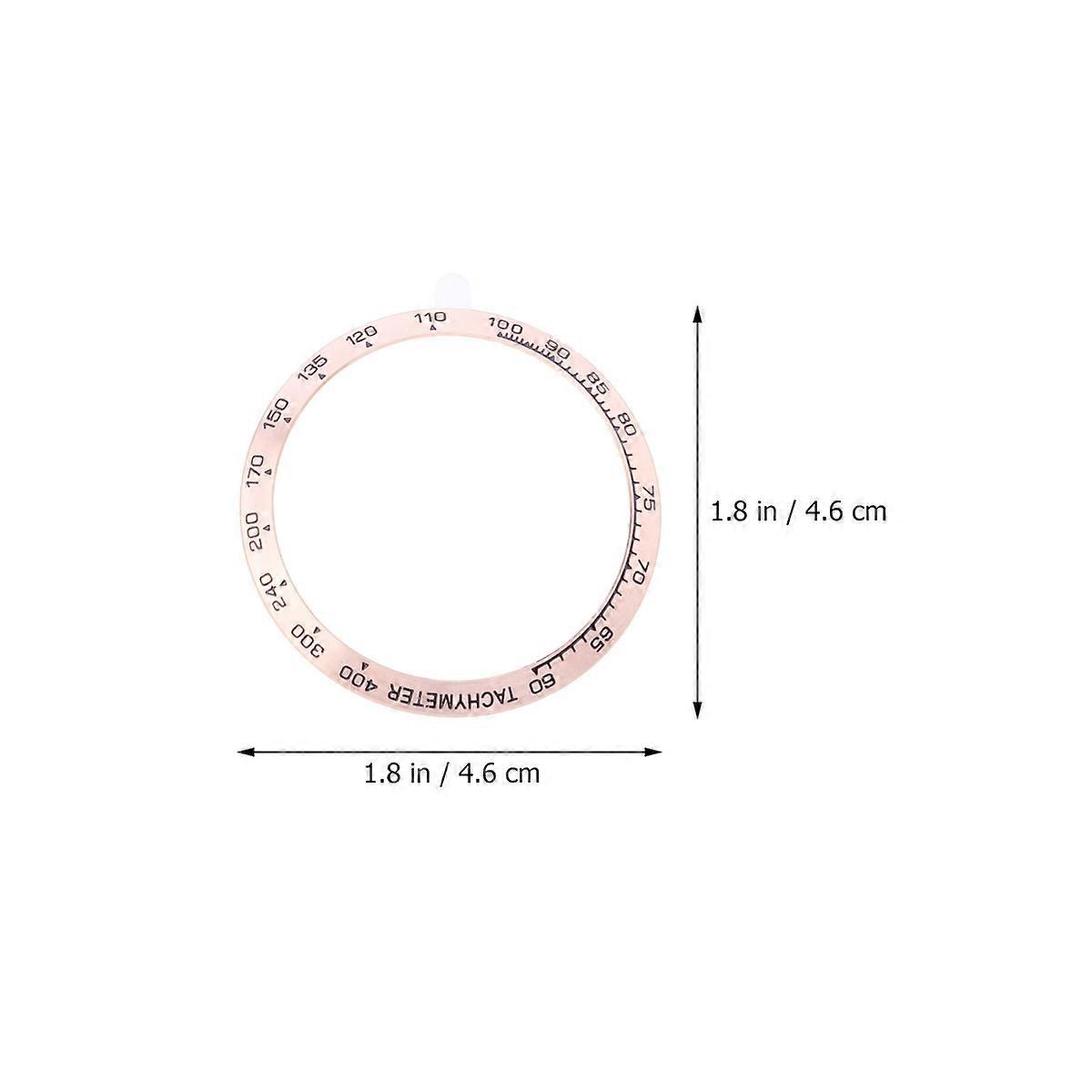 Metal Watch Ring Classic Bezel Ring for Replacement Use 46mm Golden