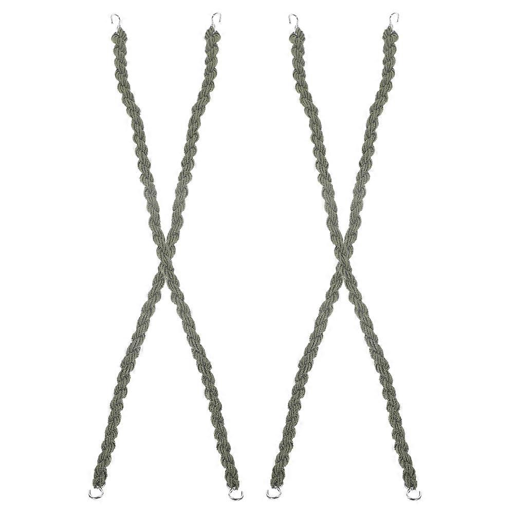Durable Outdoor Boot Straps for Hiking with Metal Hooks 2Pairs