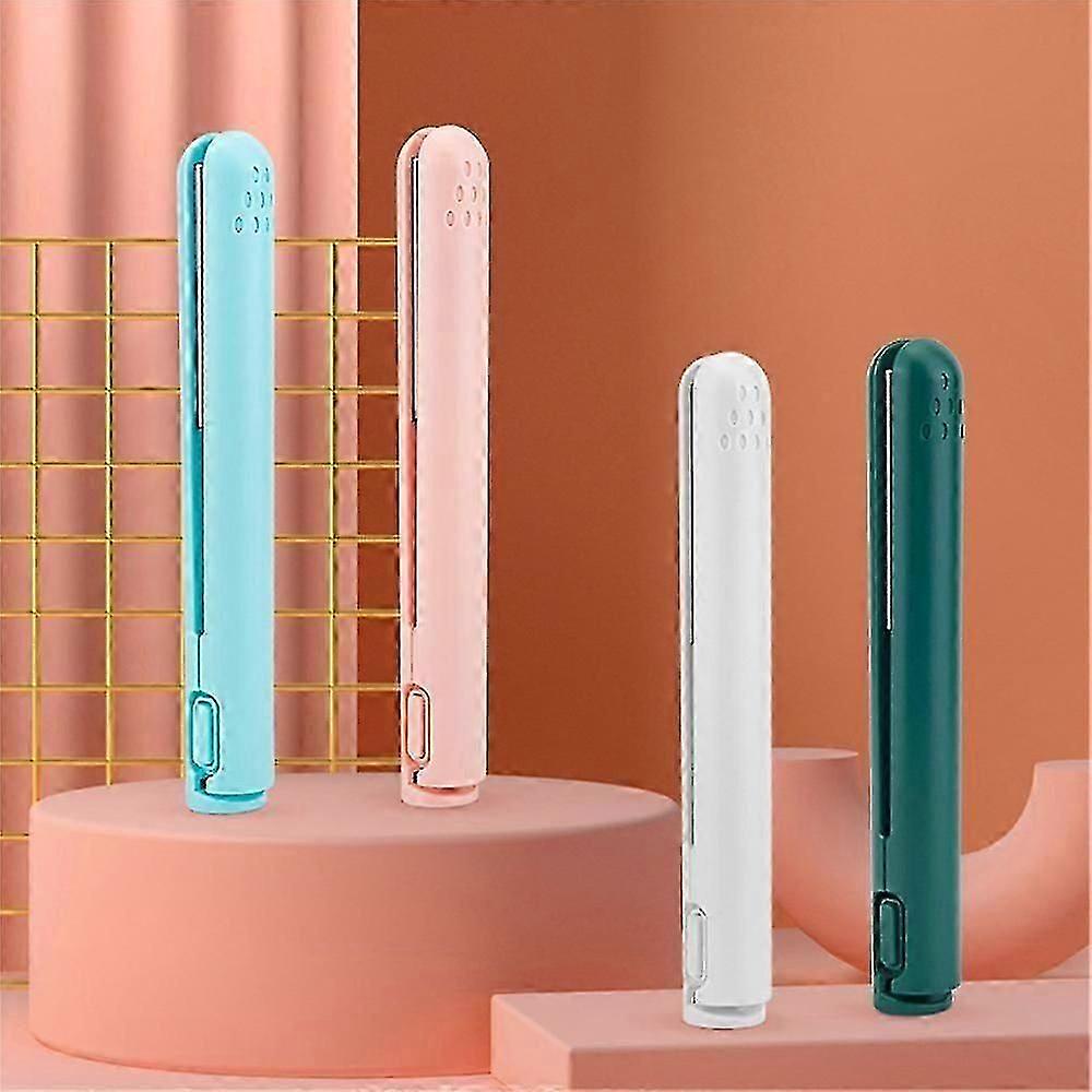 2-in-1 Compact Hair Styler with Curling and Straightening Functions Dual-Purpose Mini Tool for Versatile Hairstyles