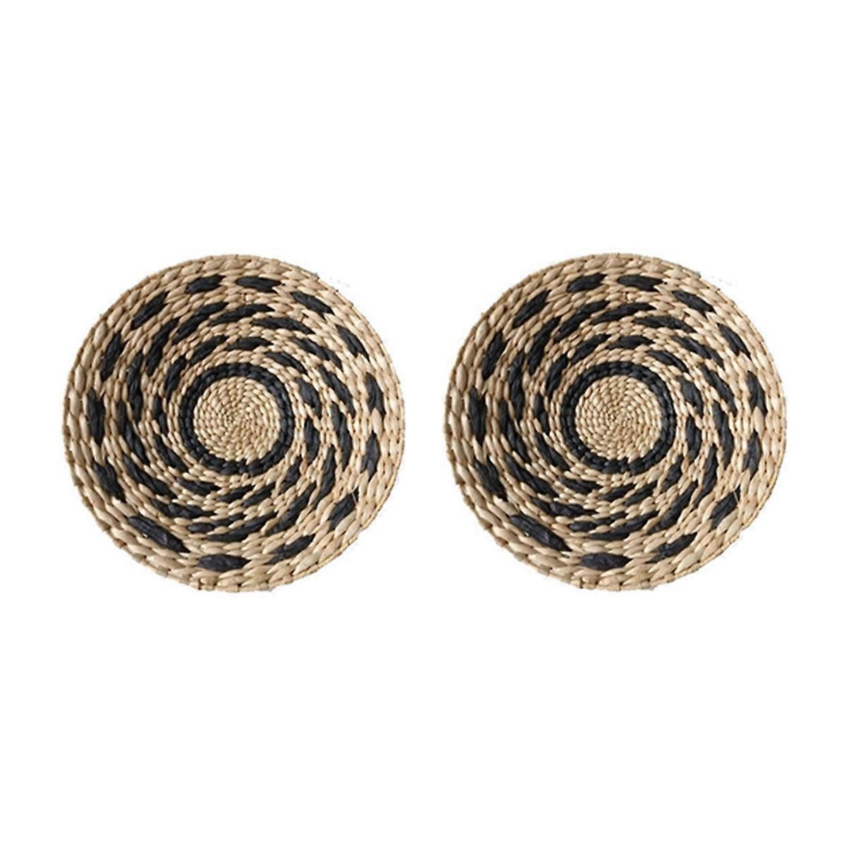 Bohemian Wall Decorations, Handmade Straw Hangings, Diameter 30CM