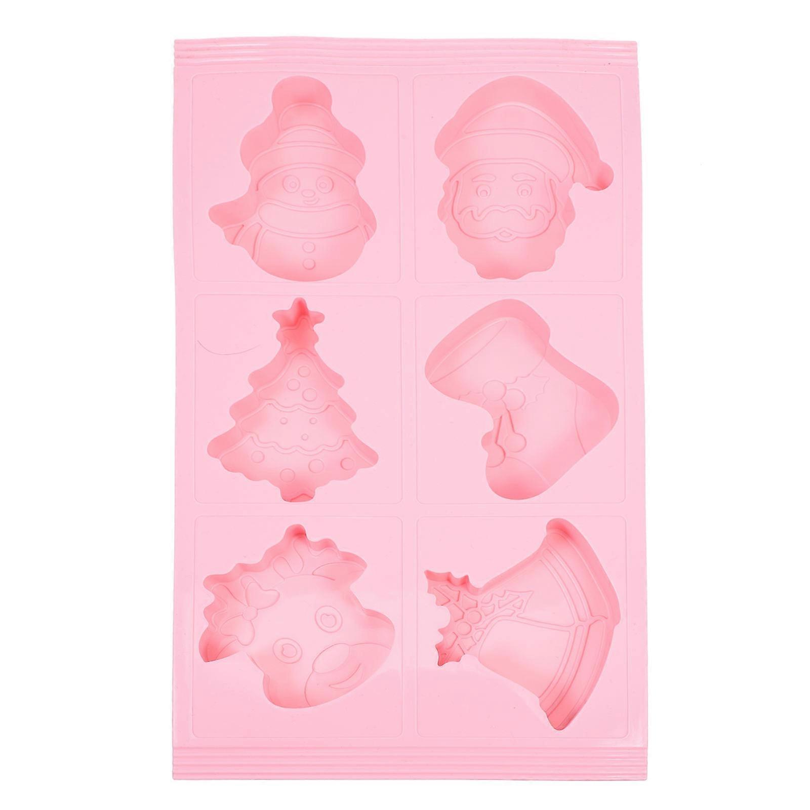 Molds Silicone Shapes for Baking Use 3Pcs Washable Cream Cake Mold Pink