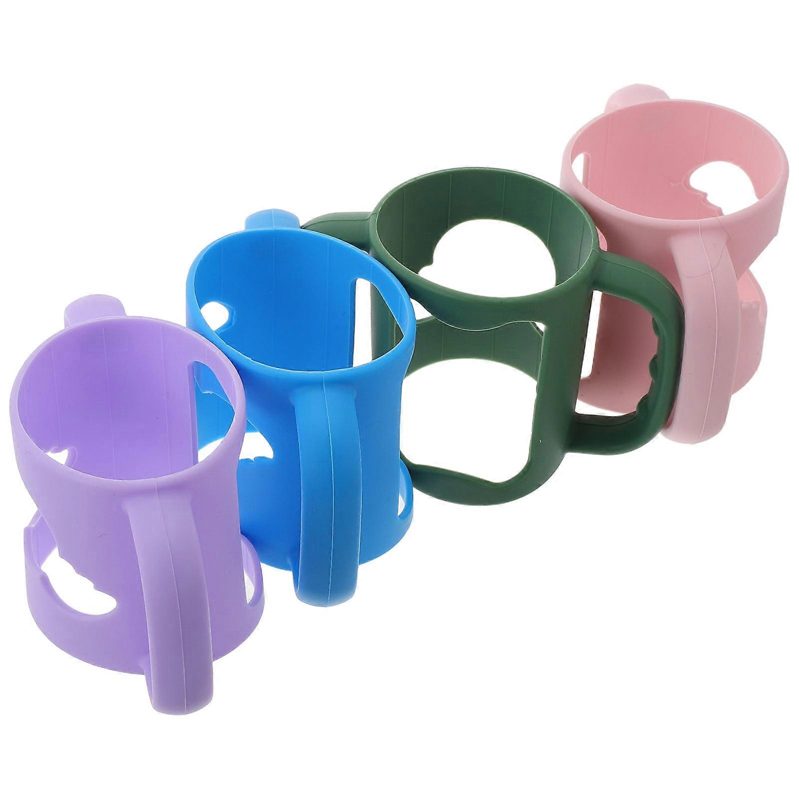 Universal Silicone Milk Bottle Handle 12 Pcs For Infants During Feeding Time In Assorted Color With Comfortable Grip