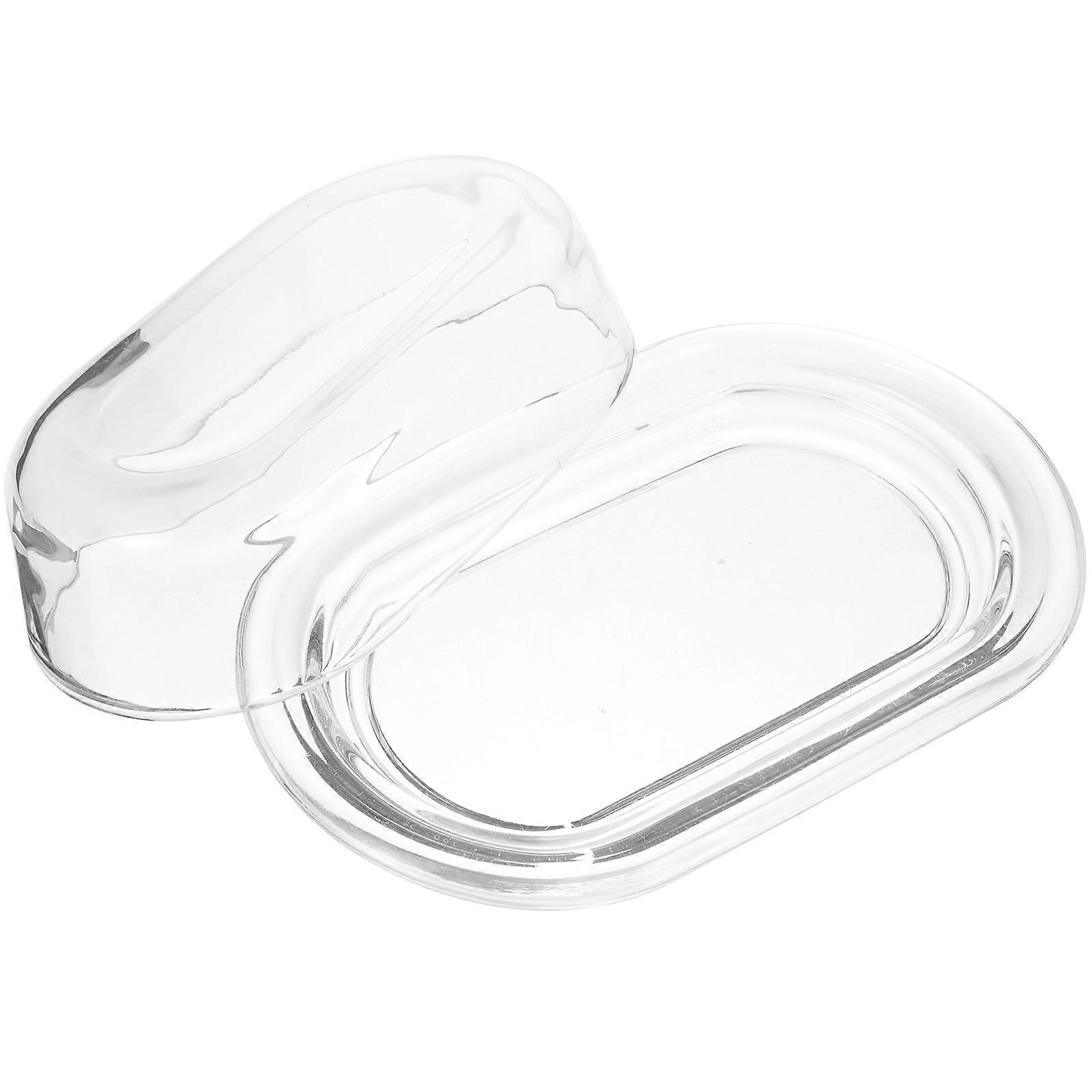 Butter Keeper With Cover For Kitchen Use 19.5X13cm Easy To Clean 1Set