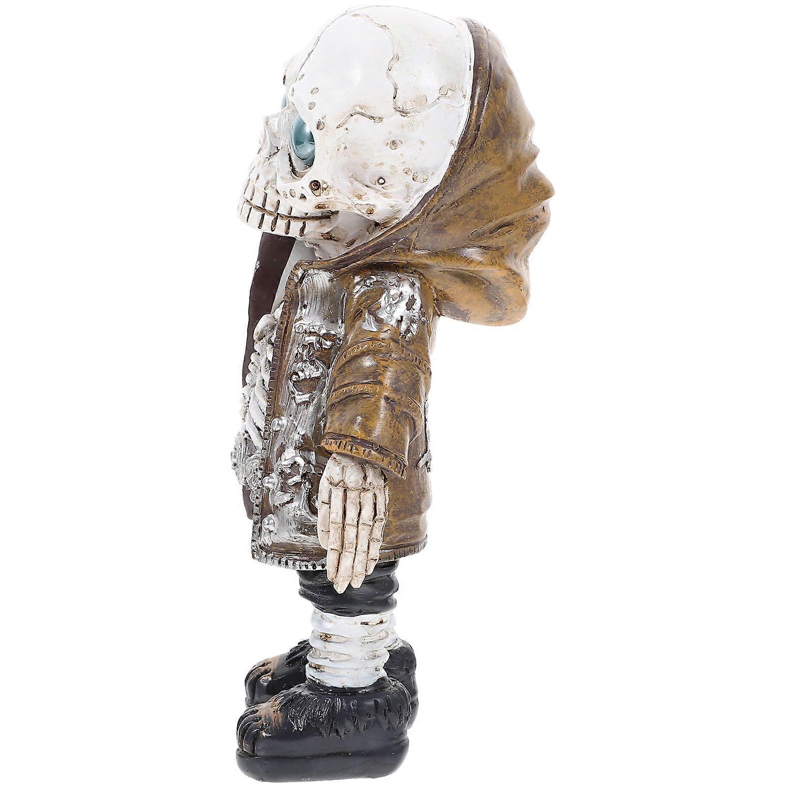Creepy Skeleton Shape Figurine For Halloween Events And Parties 1Pack