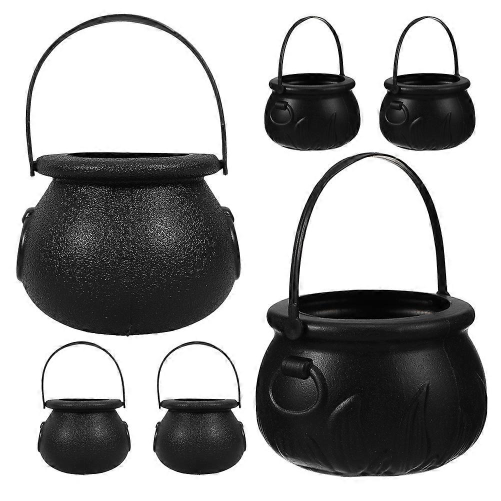 Small Handheld Buckets Halloween Candy Basket for 18Pcs Use