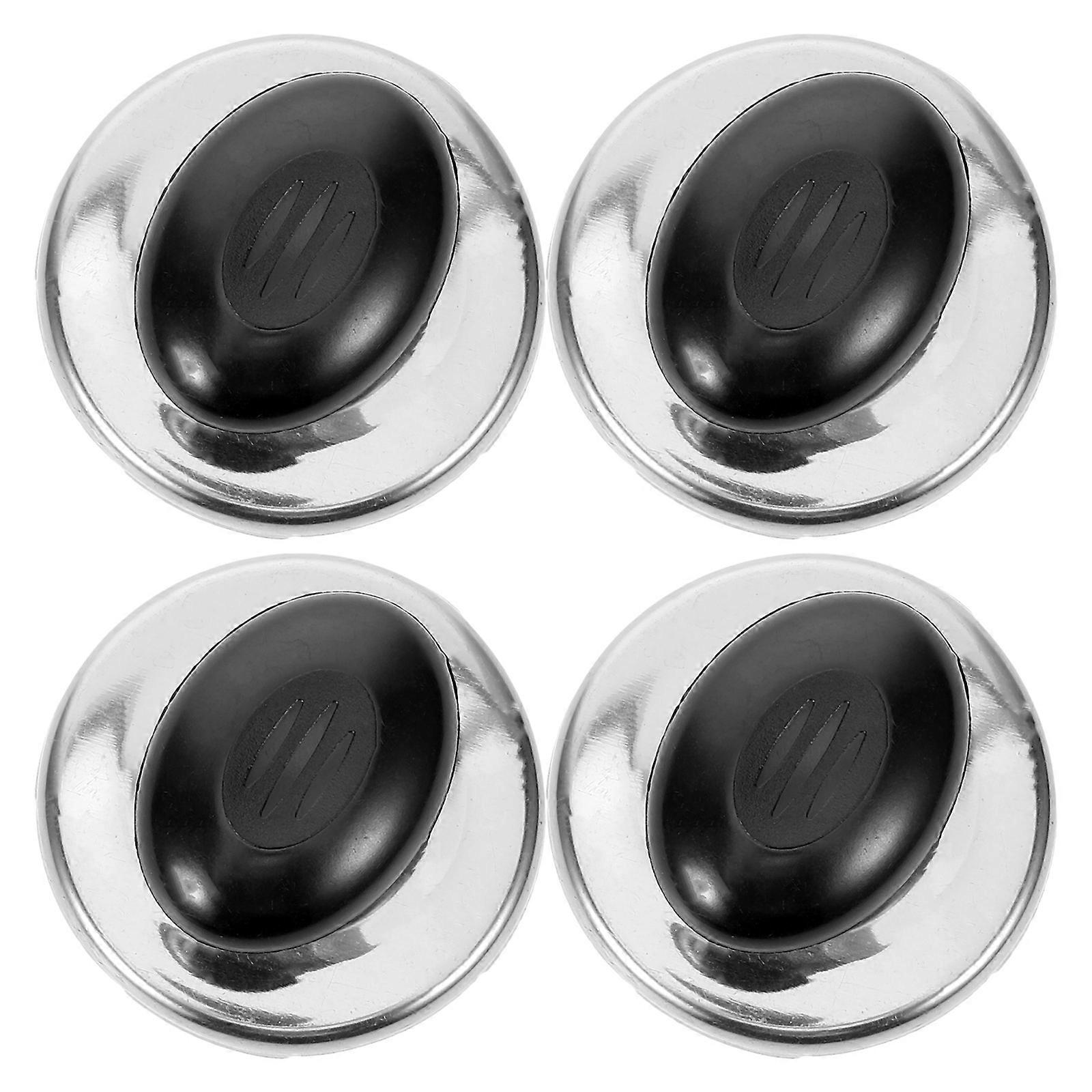 Teapot Whistle Lid Knobs for Teapot and Kettle 4Pcs Silver