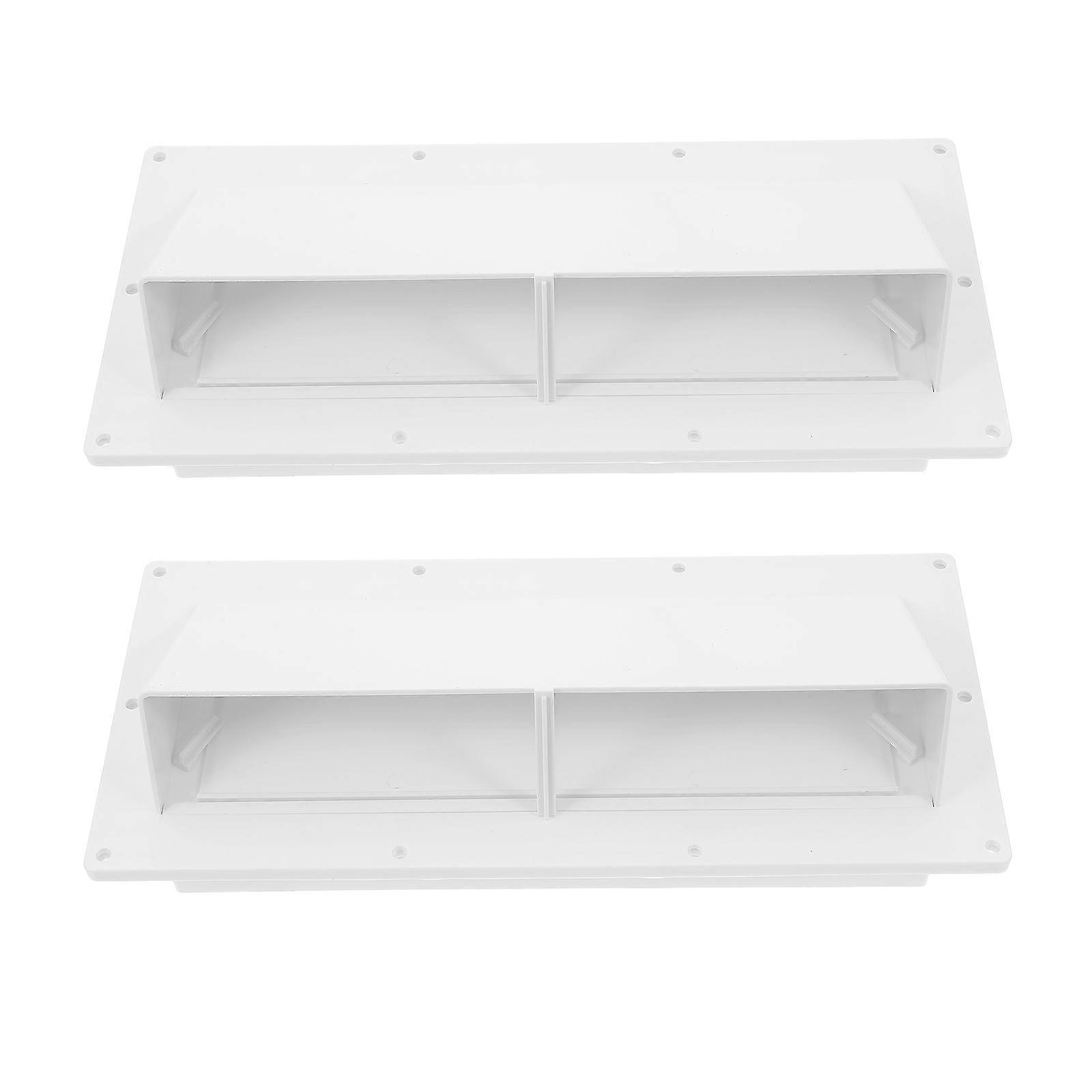 Rv Vent Protector Cover for Camper Exhaust 8Pcs White Plastic Material