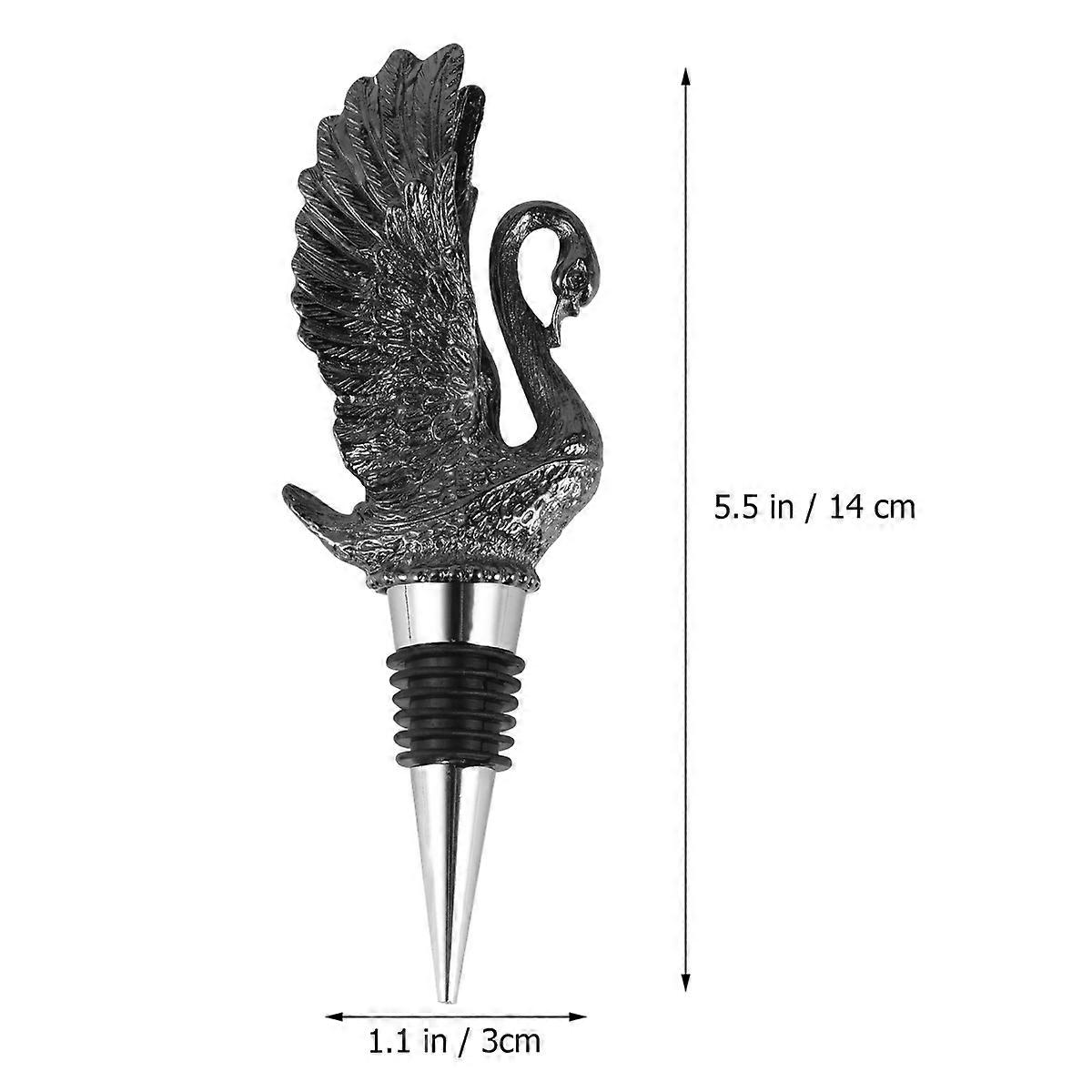 Animal Shape Cap Creative Pouring Accessory for Restaurant Use Black 1Pcs