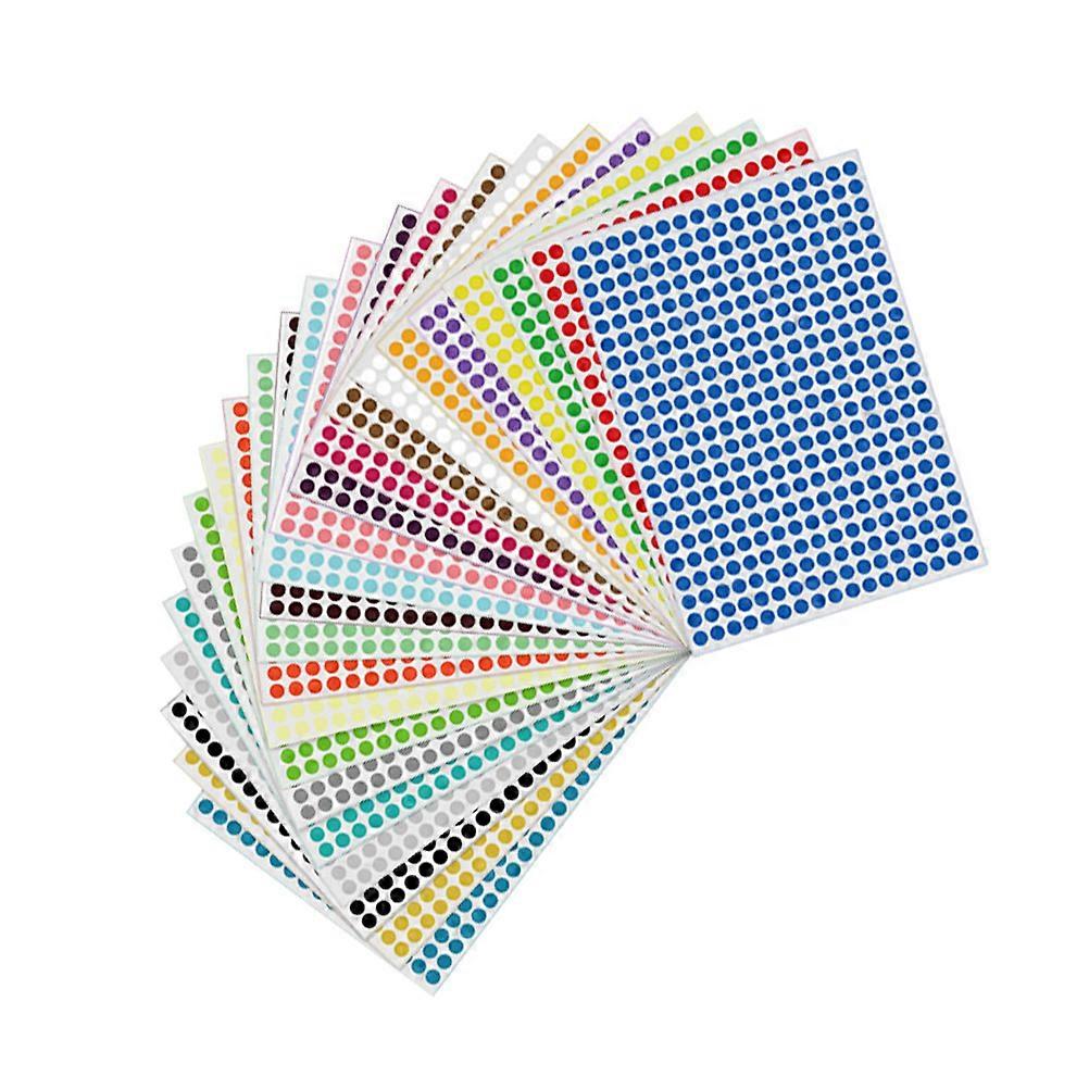 30 Pcs Self-Adhesive Classification Mark Stickers Round Labels For Adults And Kids DIY Organizing Events With Assorted Color