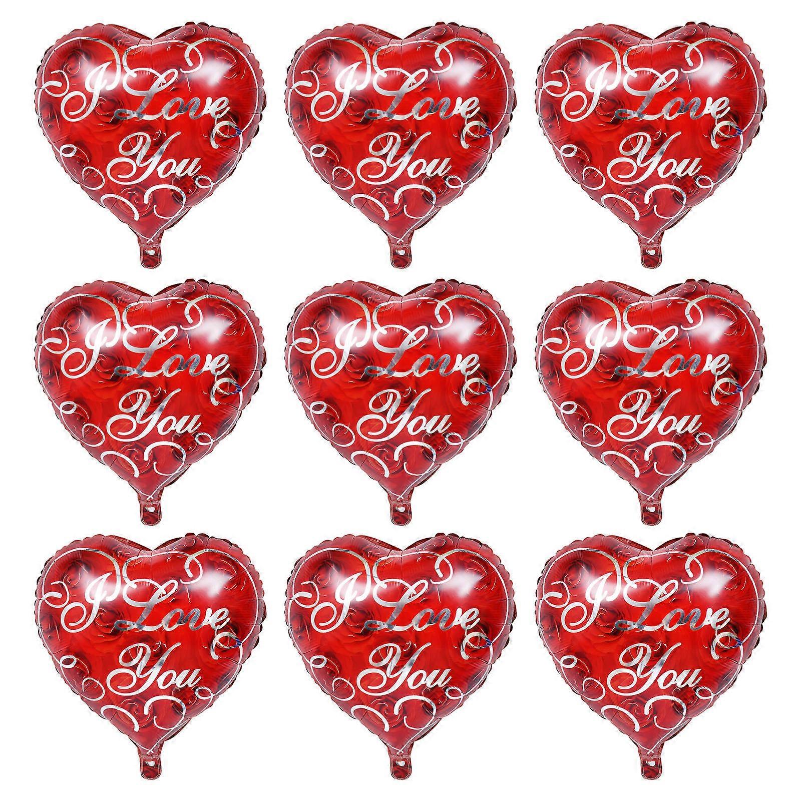 Wedding Decorative Balloon Heart Shape Balloons for Decor 30Pcs