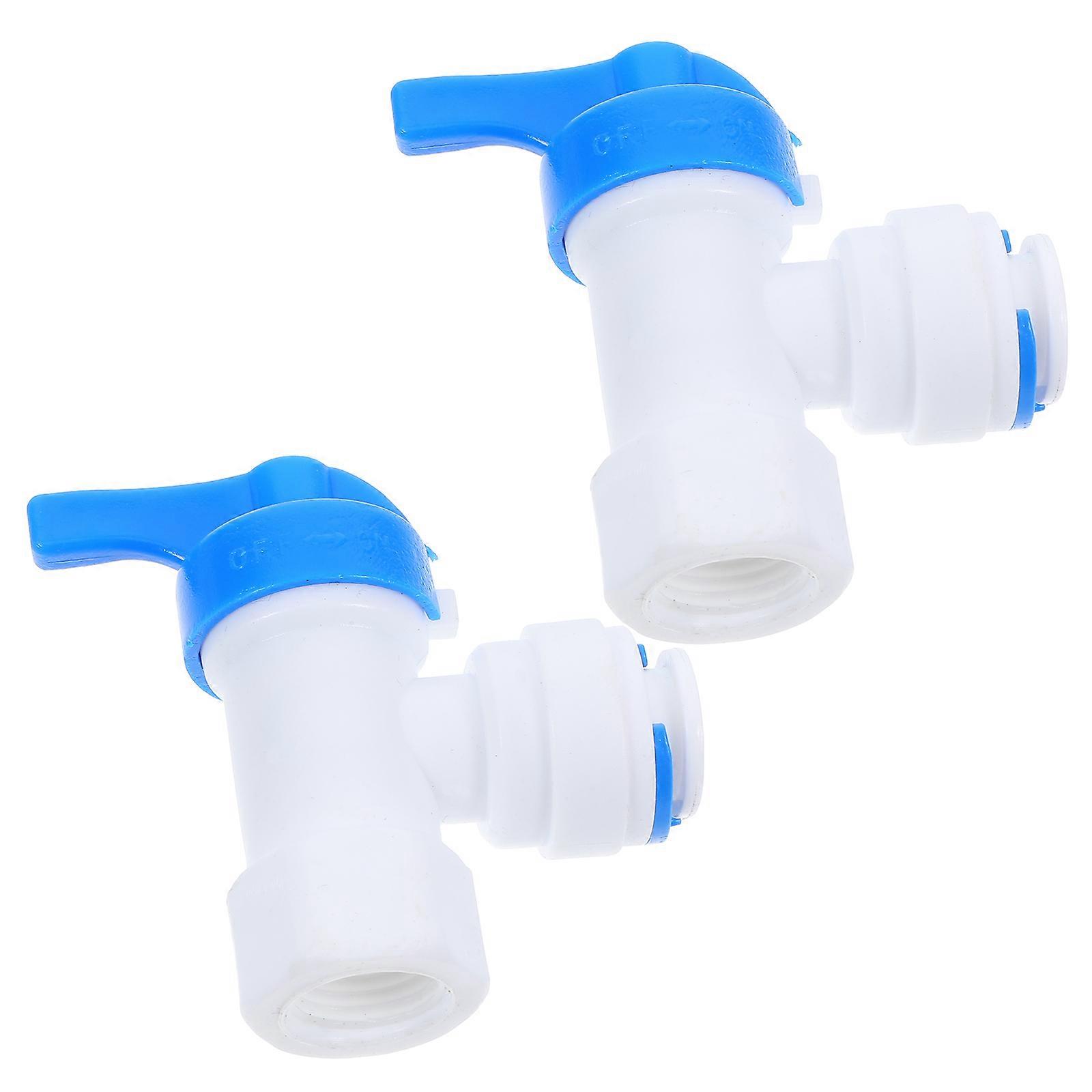 Plastic Float Valve 2Pcs For Homeowners 5.30X5.20X2.20CM Water Flow Control Function Certified