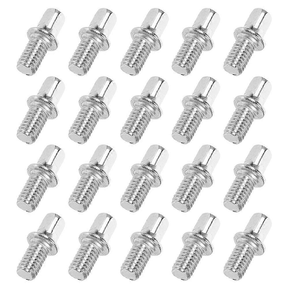Drum Set Accessories Drum Tension Rods for Percussion Instruments Silver 60Pcs