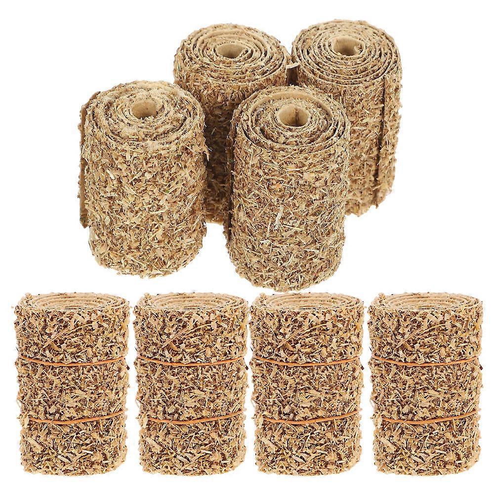 Decorative Farm Hay For DIY Craft And Halloween Decor Featuring Rustic Miniature Style In Compact Size 32 Pcs