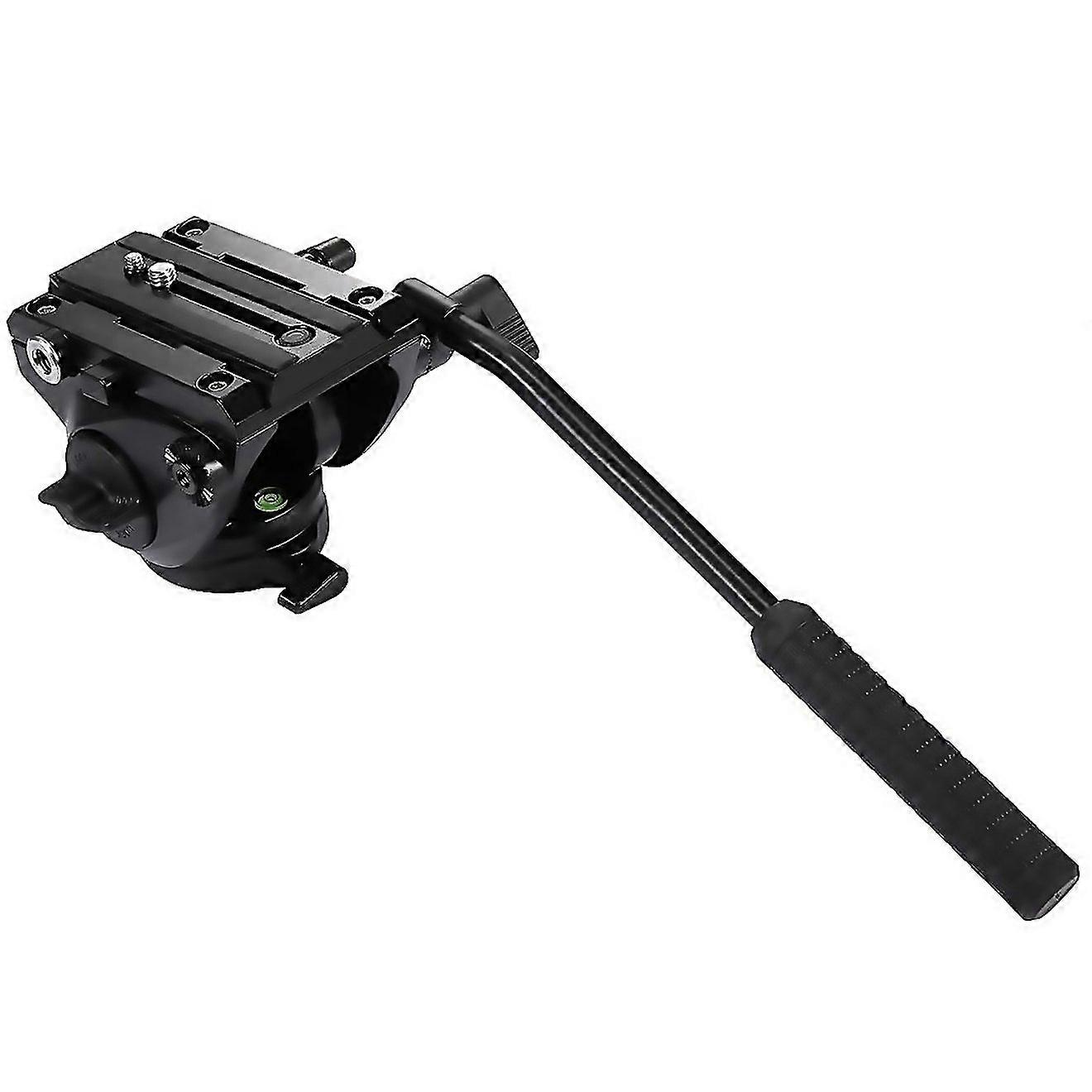 For Puluz Heavy Duty Video Camera Tripod Action Fluid Drag Head With Sliding Plate For Dslr Slr Came