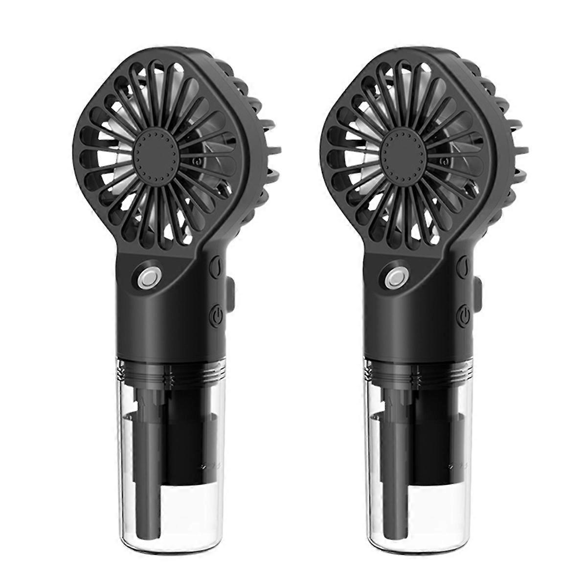 Handheld Fan Portable Rechargeable Handheld Fan Black