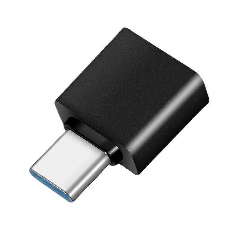 USB 2.0 OTG Adapter for Mobile Phone USB Flash Drive - USB 2.0 to Type C Adapter - Android Converter Type C Interface Black