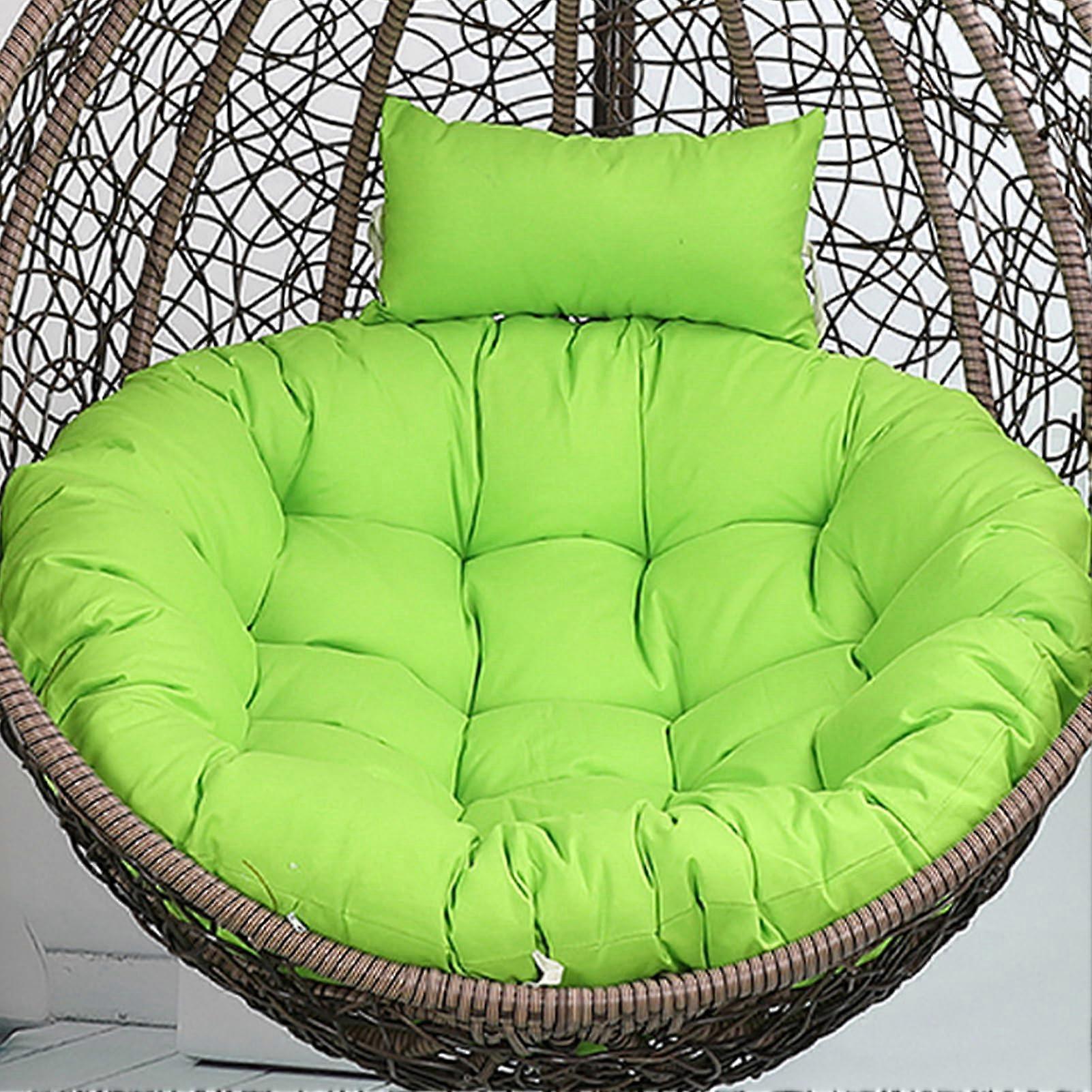 Hanging Egg Chair Cushion Set 120cm - Soft Seat Pad with Head Pillow for Swing Hammock Rocking Recliner Chairs