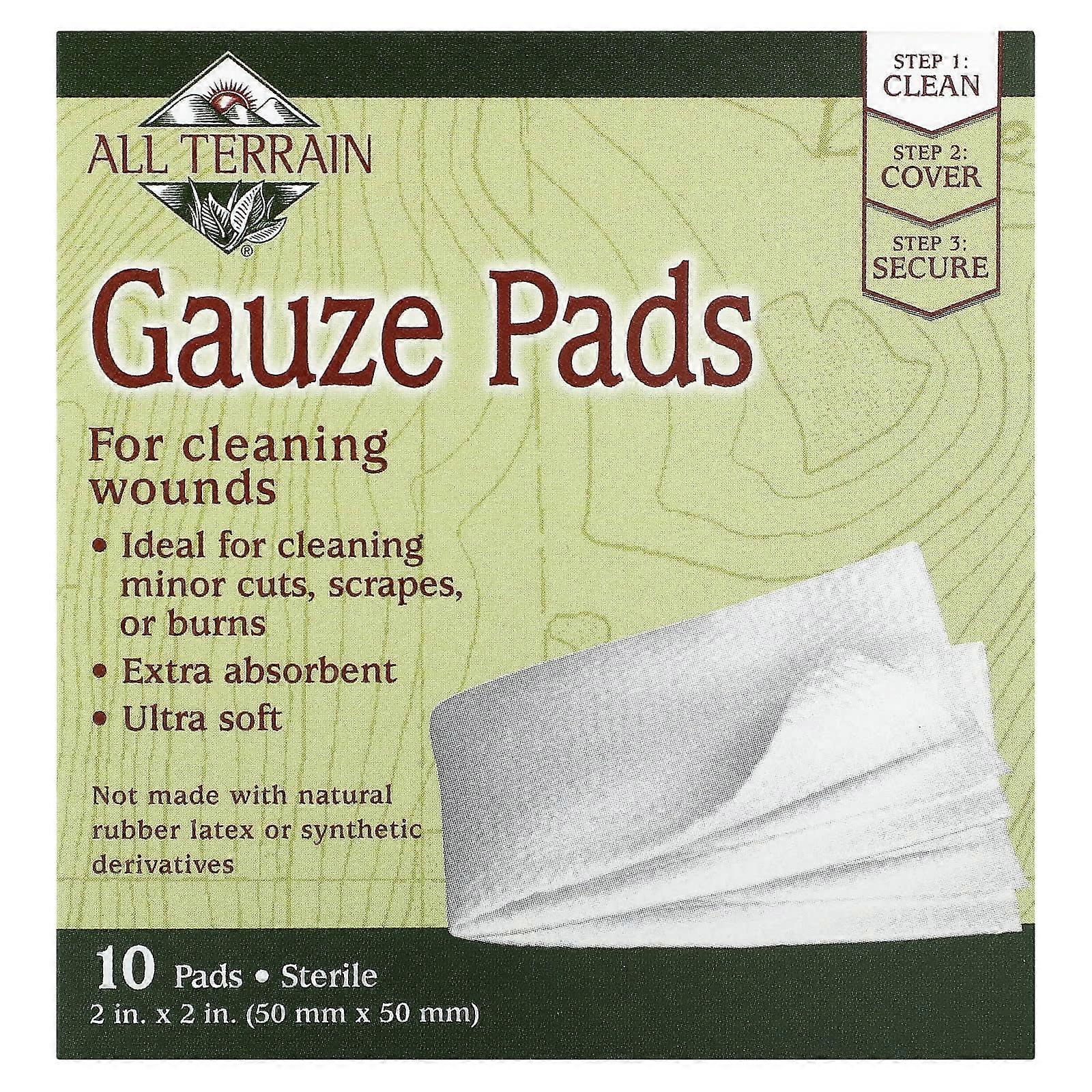 Gauze Pads, 10 Pads