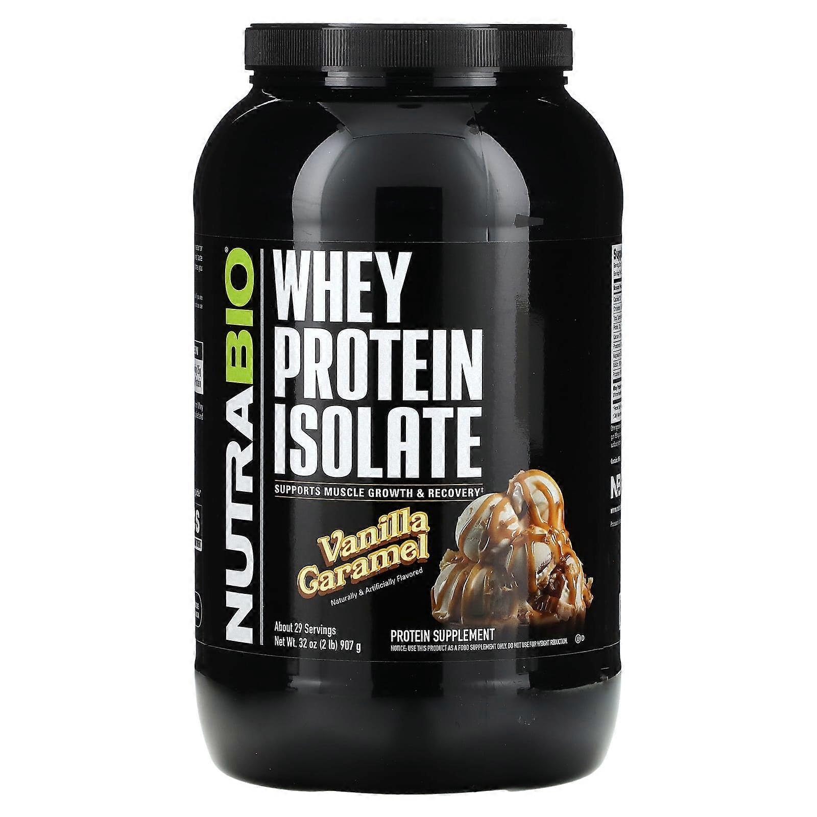Whey Protein Isolate, Vanilla Caramel, 2 lb (907 g)