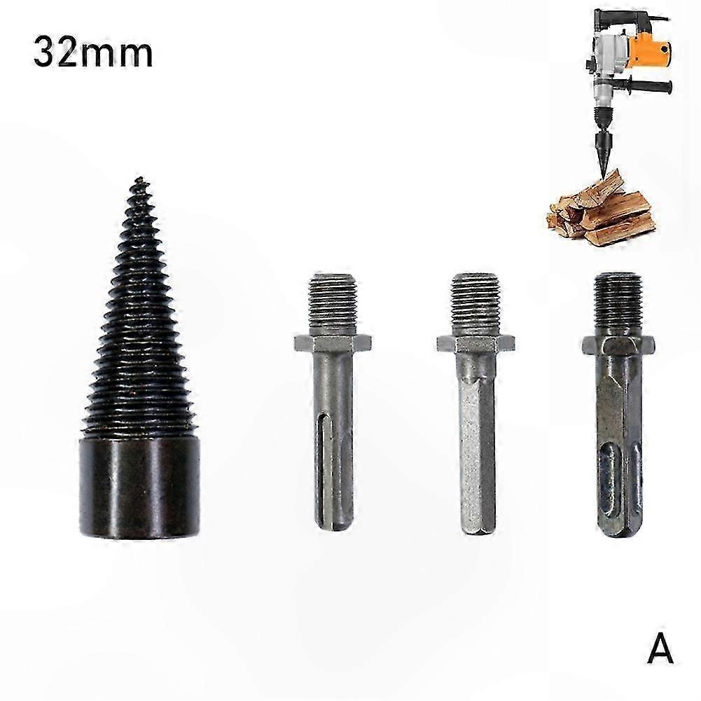 Wood Splitter Drill Bit Cone for Firewood Processing Tool