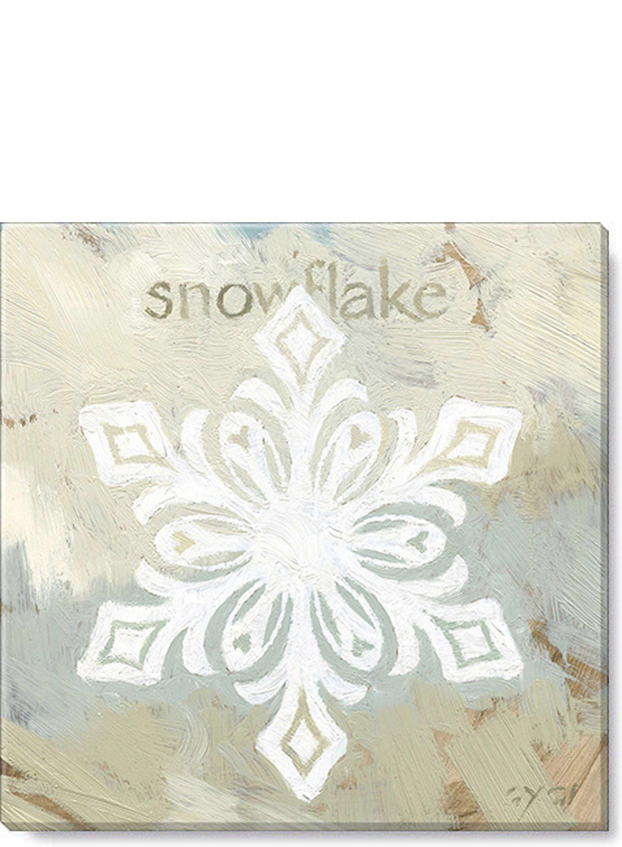 Fleur Snowflake Canvas, Qualidade do Museu Giclee Pri-yezhibbb785