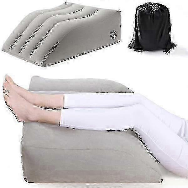25-26 Leg support pillow for elevation, inflatable bed pillow