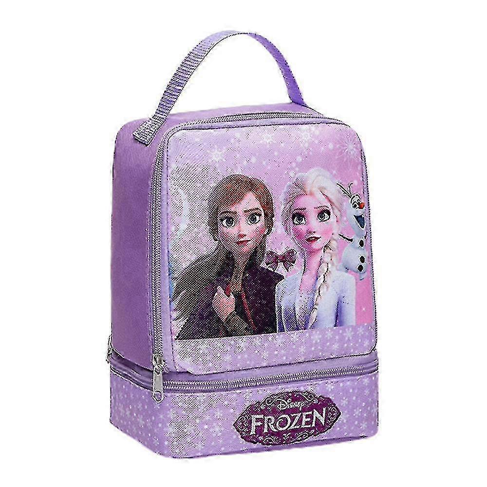 Frozen Princess Cartoon Lunch Bag Picnic Food Bags Reusable WHByv 25-26