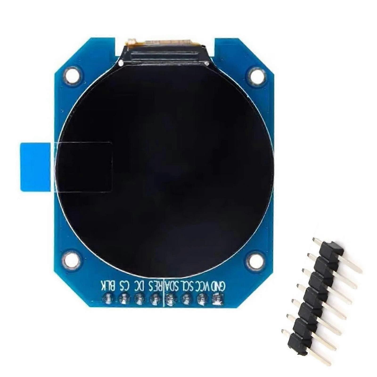 Color 240x240 LCD In 1.28 Size For Microcontroller Projects Multicolor