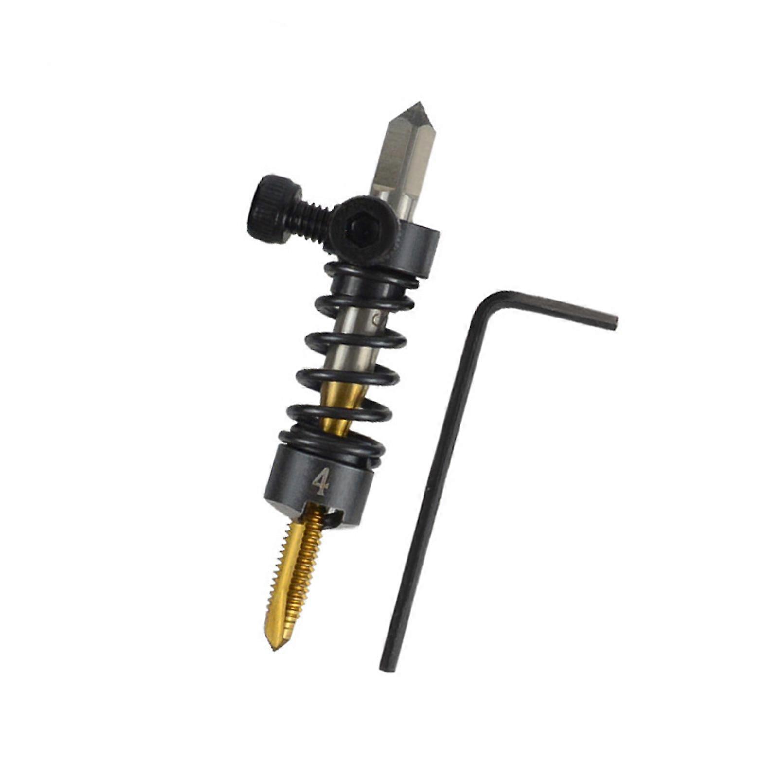 Tap Deburring Drill Bit Heat Resistant HSS M35 Steel Construction 3# 4# 5# 6# Chamfer Tool For Metal Woodworking Projects Multicolor