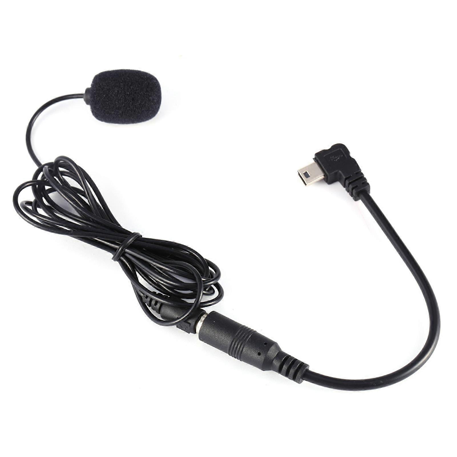 Black 3.5mm External Microphone Clip On Mic + Adapter Cable for GoPro Hero4 3/3+