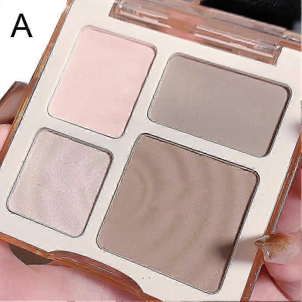 1(a)$ Sweet Mint Four-color Contouring Palette Matte Brightening Base Highlight Nose Shadow Shadow Contouring - Body Palette